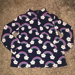 Girls fleece half zip.